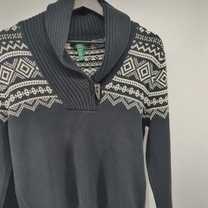 Lauren Ralph Lauren Women's Sweater Medium Cardigan Pullover Green Label Knitted